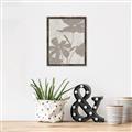 Picture of Floral  Shapes in Beaver Brown III _GroupedProduct_Rectangle_Portrait_Canvas_Framed_