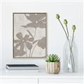 Picture of Floral  Shapes in Beaver Brown III _GroupedProduct_Rectangle_Portrait_Canvas_Framed_