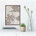 Picture of Floral  Shapes in Beaver Brown III _GroupedProduct_Rectangle_Portrait_Canvas_Framed_