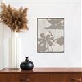 Picture of Floral  Shapes in Beaver Brown III _GroupedProduct_Rectangle_Portrait_Canvas_Framed_