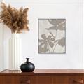 Picture of Floral  Shapes in Beaver Brown III _GroupedProduct_Rectangle_Portrait_Canvas_Framed_