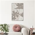 Picture of Floral  Shapes in Beaver Brown III _GroupedProduct_Rectangle_Portrait_Canvas_Framed_