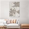 Picture of Floral  Shapes in Beaver Brown III _GroupedProduct_Rectangle_Portrait_Canvas_Framed_
