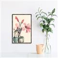 Picture of Pink Lily II _GroupedProduct_Rectangle_Portrait_Canvas_Framed_