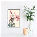 Picture of Pink Lily II _GroupedProduct_Rectangle_Portrait_Canvas_Framed_
