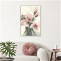 Picture of Pink Lily III _GroupedProduct_Rectangle_Portrait_Canvas_Framed_