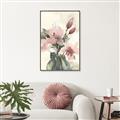 Picture of Pink Lily III _GroupedProduct_Rectangle_Portrait_Canvas_Framed_