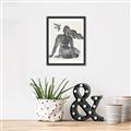 Picture of Seated Nude Woman _GroupedProduct_Rectangle_Portrait_Canvas_Framed_