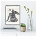 Picture of Seated Nude Woman _GroupedProduct_Rectangle_Portrait_Canvas_Framed_