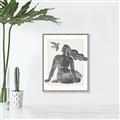 Picture of Seated Nude Woman _GroupedProduct_Rectangle_Portrait_Canvas_Framed_