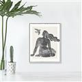 Picture of Seated Nude Woman _GroupedProduct_Rectangle_Portrait_Canvas_Framed_