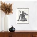 Picture of Seated Nude Woman _GroupedProduct_Rectangle_Portrait_Canvas_Framed_