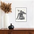 Picture of Seated Nude Woman _GroupedProduct_Rectangle_Portrait_Canvas_Framed_
