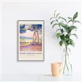 Picture of Pines Along the Short _GroupedProduct_Rectangle_Portrait_Canvas_Framed_