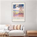 Picture of Pines Along the Short _GroupedProduct_Rectangle_Portrait_Canvas_Framed_