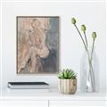 Picture of Unknown Seated Woman I _GroupedProduct_Rectangle_Portrait_Canvas_Framed_