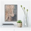 Picture of Unknown Seated Woman I _GroupedProduct_Rectangle_Portrait_Canvas_Framed_