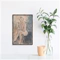 Picture of Unknown Seated Woman I _GroupedProduct_Rectangle_Portrait_Canvas_Framed_