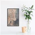 Picture of Unknown Seated Woman I _GroupedProduct_Rectangle_Portrait_Canvas_Framed_