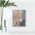 Picture of Unknown Seated Woman I _GroupedProduct_Rectangle_Portrait_Canvas_Framed_