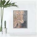 Picture of Unknown Seated Woman I _GroupedProduct_Rectangle_Portrait_Canvas_Framed_