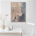 Picture of Unknown Seated Woman I _GroupedProduct_Rectangle_Portrait_Canvas_Framed_