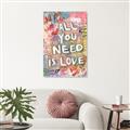 Picture of Love Graffiti I _GroupedProduct_Rectangle_Portrait_Unframed_Print_Only_
