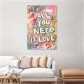 Picture of Love Graffiti I _GroupedProduct_Rectangle_Portrait_Unframed_Print_Only_