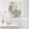 Picture of Floral  Shapes in Beaver Brown I _GroupedProduct_Rectangle_Portrait_Unframed_Print_Only_