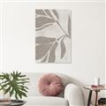 Picture of Floral  Shapes in Beaver Brown II _GroupedProduct_Rectangle_Portrait_Unframed_Print_Only_