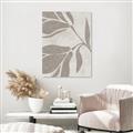 Picture of Floral  Shapes in Beaver Brown II _GroupedProduct_Rectangle_Portrait_Unframed_Print_Only_