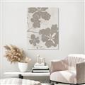 Picture of Floral  Shapes in Beaver Brown IV _GroupedProduct_Rectangle_Portrait_Unframed_Print_Only_