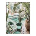 Picture of Green Hotel Oasis _GroupedProduct_Rectangle_Portrait_Photography _GroupedProduct_Rectangle_Portrait_Canvas_Framed_
