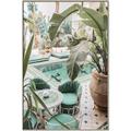Picture of Green Hotel Oasis _GroupedProduct_Rectangle_Portrait_Photography _GroupedProduct_Rectangle_Portrait_Canvas_Framed_