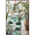 Picture of Green Hotel Oasis _GroupedProduct_Rectangle_Portrait_Photography _GroupedProduct_Rectangle_Portrait_Canvas_Framed_