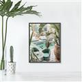 Picture of Green Hotel Oasis _GroupedProduct_Rectangle_Portrait_Photography _GroupedProduct_Rectangle_Portrait_Canvas_Framed_