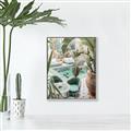 Picture of Green Hotel Oasis _GroupedProduct_Rectangle_Portrait_Photography _GroupedProduct_Rectangle_Portrait_Canvas_Framed_