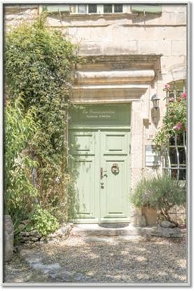Picture of Pastel Green Door in Spring