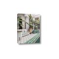 Picture of Green Hotel Pool _GroupedProduct_Rectangle_Portrait_Photography _GroupedProduct_Rectangle_Portrait_Canvas_