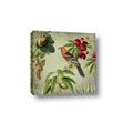 Picture of Tangerine Vintage Bird _GroupedProduct_Square_Canvas_