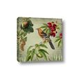 Picture of Tangerine Vintage Bird _GroupedProduct_Square_Canvas_