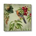Picture of Tangerine Vintage Bird _GroupedProduct_Square_Canvas_