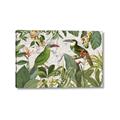 Picture of Green Nostalgic Tropical Birds _GroupedProduct_Rectangle_Landscape_Canvas_