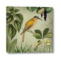 Picture of Yellow Nostalgic Tropical Birds _GroupedProduct_Square_Canvas_