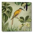 Picture of Yellow Nostalgic Tropical Birds _GroupedProduct_Square_Canvas_