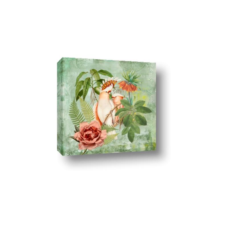 Picture of Tropical Paradise Cockatoos Bird _GroupedProduct_Square_Canvas_