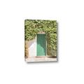 Picture of Green Door with Lush Leaves _GroupedProduct_Rectangle_Portrait_Photography _GroupedProduct_Rectangle_Portrait_Canvas_