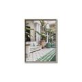 Picture of Green Hotel Pool _GroupedProduct_Rectangle_Portrait_Photography _GroupedProduct_Rectangle_Portrait_Canvas_Framed_
