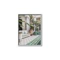 Picture of Green Hotel Pool _GroupedProduct_Rectangle_Portrait_Photography _GroupedProduct_Rectangle_Portrait_Canvas_Framed_