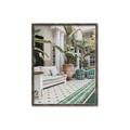 Picture of Green Hotel Pool _GroupedProduct_Rectangle_Portrait_Photography _GroupedProduct_Rectangle_Portrait_Canvas_Framed_
